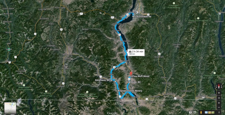 The route back down south 