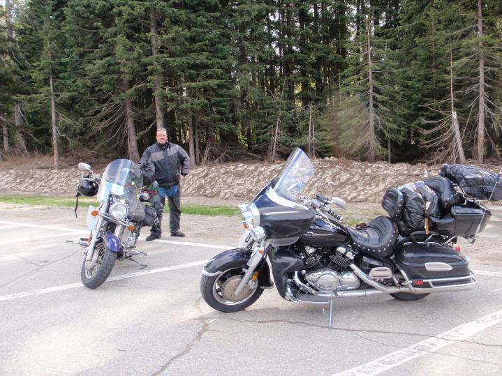 At the summit of the Coquihalla