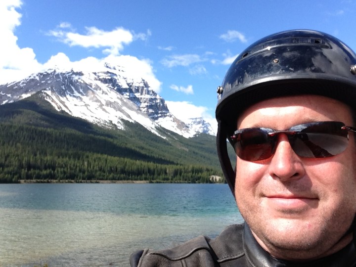 At Kicking Horse Pass first thing in the morning