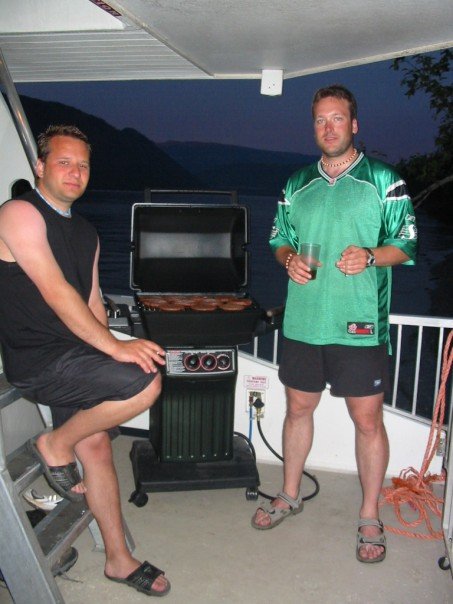 A Little BBQ, a cigar, and some scotch.  This was a great moment. 