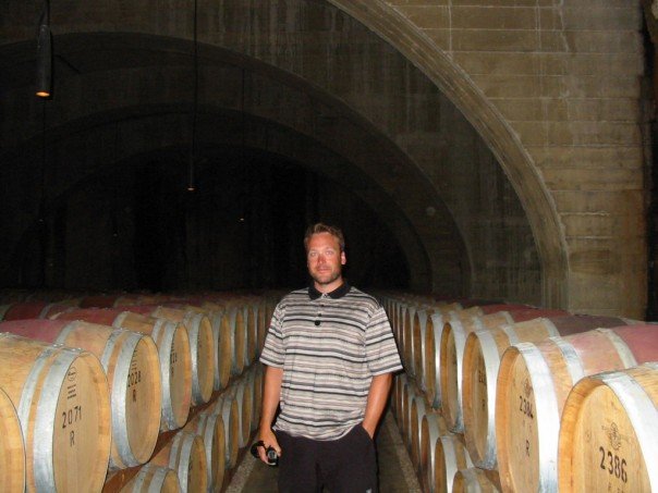 Inside the storage cave at Mission Hill
