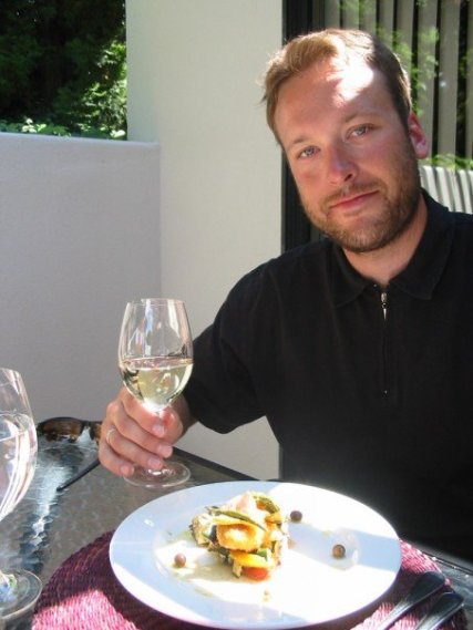 Having a nice lunch at Cedar Creek