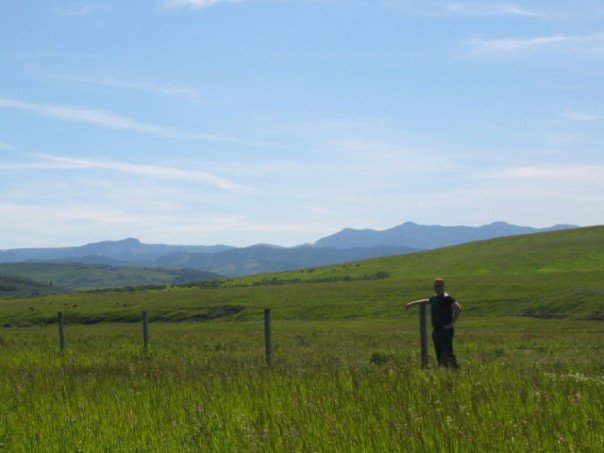 The foothills south of Calgary