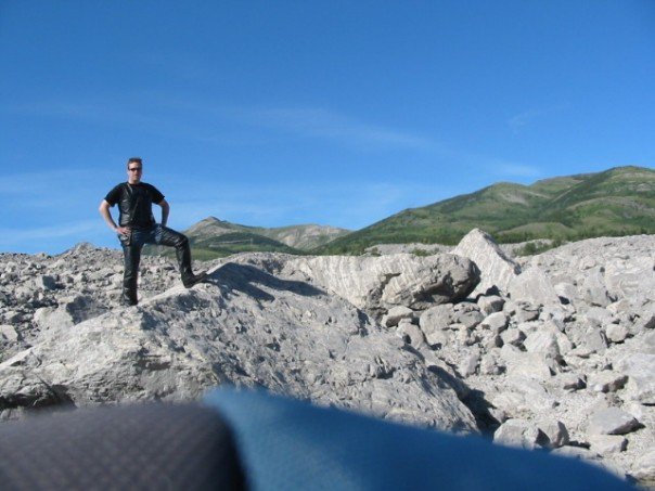 At the Frank Slide