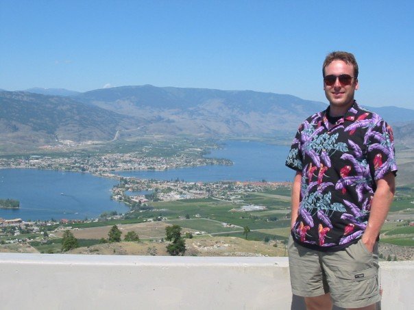 Overlooking Osoyoos.  I rode all the way up just for this pic. 