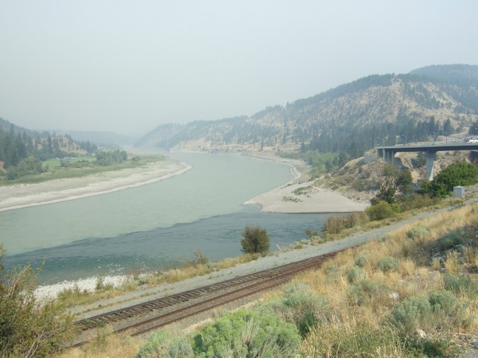 Where the Thompson and Fraser Rivers meet at Lytton