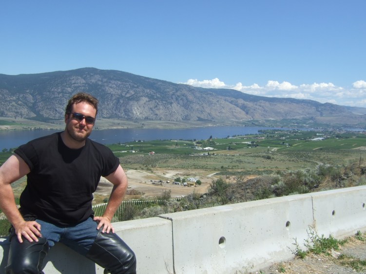 Overlooking Osoyoos from the Crowsnest Highway west of town