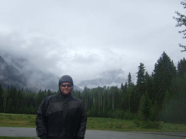 Mount Robson is hidden back there somewhere