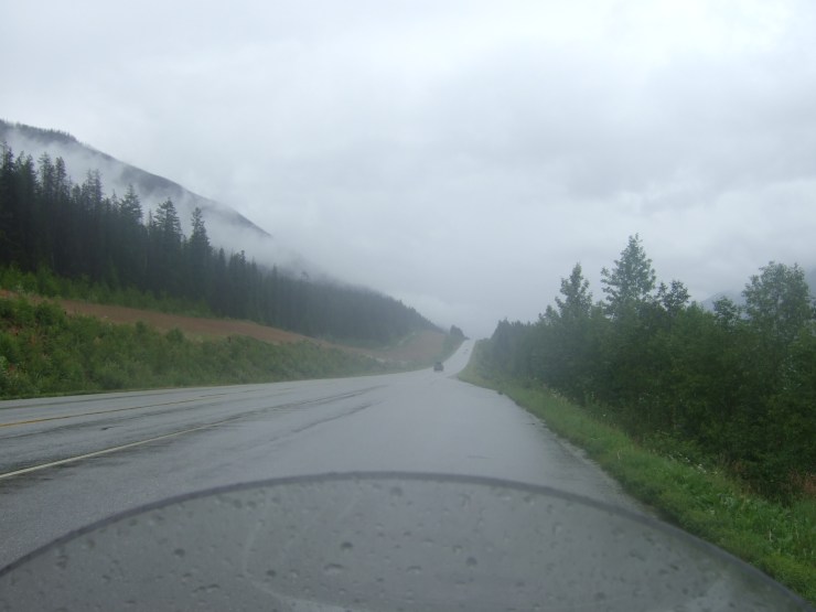 The Yellowhead through Jasper National Park was not as much fun as it usually is