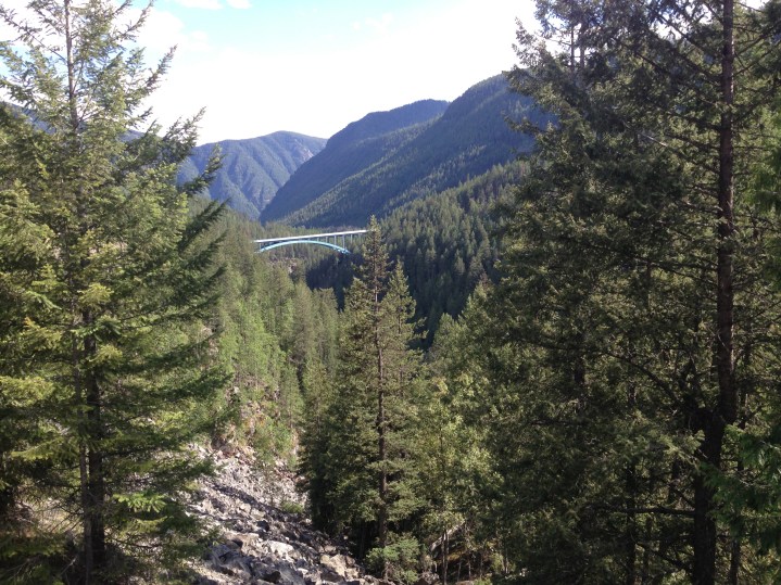 The Paulsen Bridge to the west of Bonanza Pass