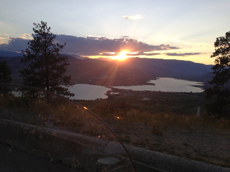 Descending into Osoyoos