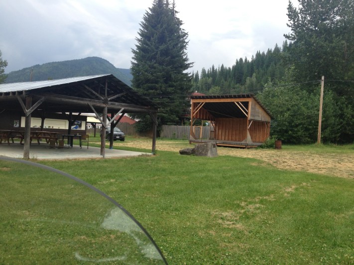 This was the location for the screening of "The Tall Man" in Kaslo