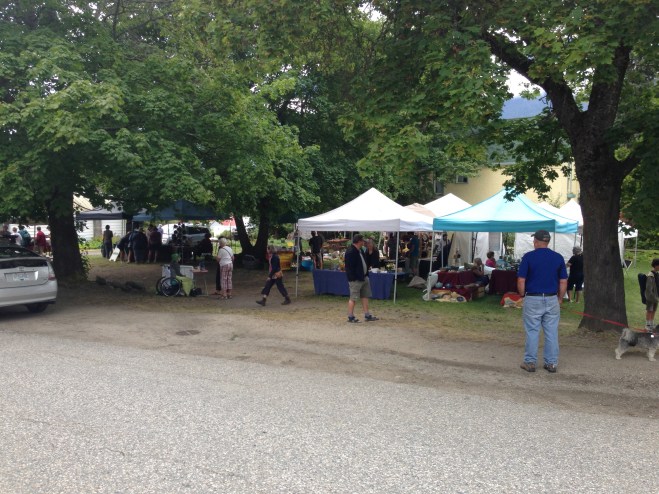 The New Denver street market