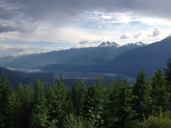 Half way up Mount Revelstoke, facing south back toward the Arrow Lakes