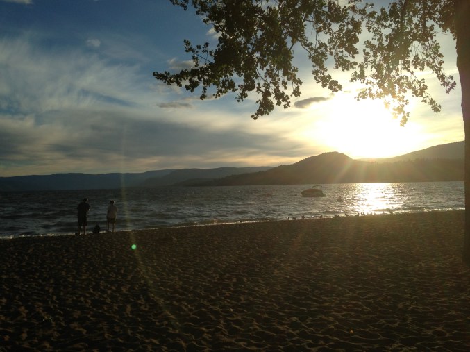 After a very long car ride out to Kelowna, this was the site that greeted us.
