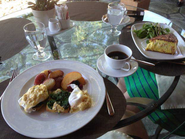 We enjoyed Sunday brunch at Quail's Gate. 