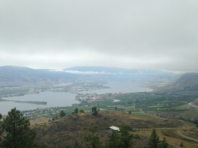 We went down to Osoyoos for a few nights.  It was overcast and rainy.  I had never seen the south Okanagan like that in the summer