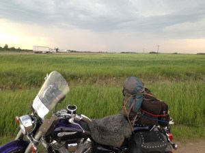 That was a pretty serious storm I had to ride through