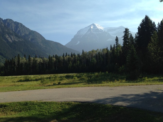 Mount Robson early in the morning