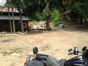 Outside the craft distillery