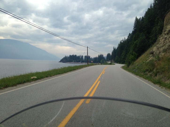 On my favourite highway between Creston and Kootenay Bay