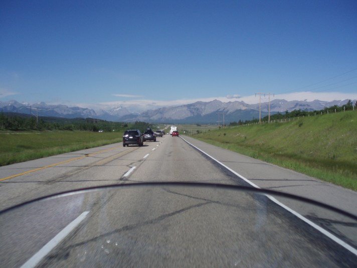 Approaching the Rockies