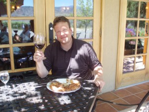 The lunch on Hester Creek's new patio was pretty great