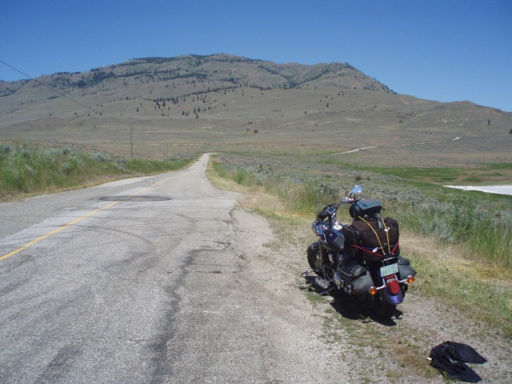 On the white lake road.