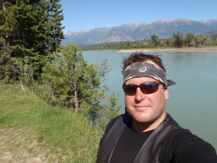 Along the Kootenay River north of Cranbrook
