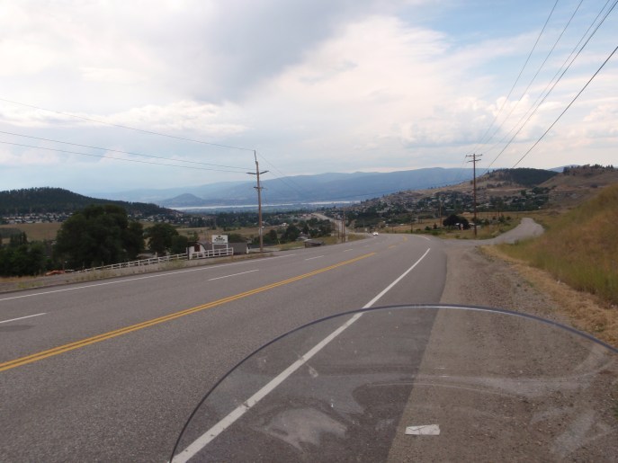 About to descend into Kelowna