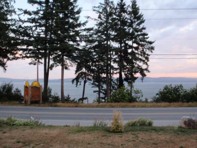 My view that evening