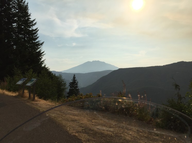 The single view of Mount St. Helens I got
