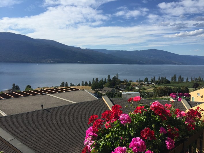 I was able to enjoy the view while I was at Gray Monk